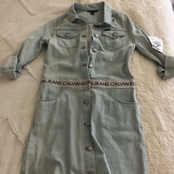 Calvin Klein Jean Dress - Picture 1 of 2